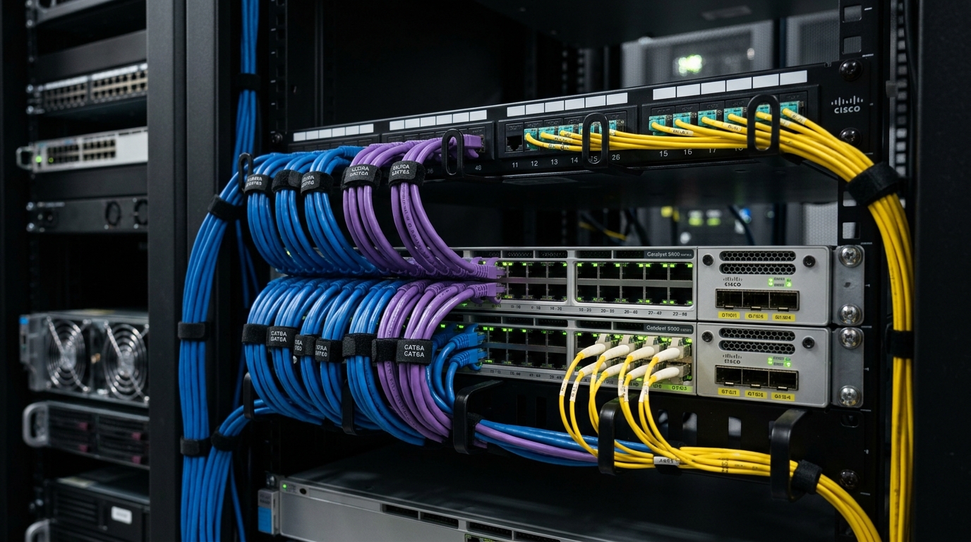 Truston Precision Structured Cabling & Cisco Network Rack Deployment